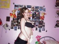 Teenage amateur GF in her room