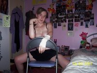 Teenage amateur GF in her room