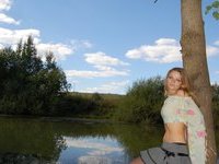 Beautiful amateur Gf posing at forest