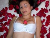 Cute amateur brunette wife