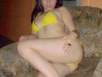 Cute amateur brunette wife