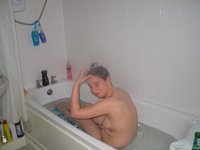 Bathing amateur GF