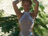 Amazing amateur blonde MILF