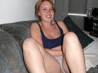 Blonde amateur wife in glasses homemade pics