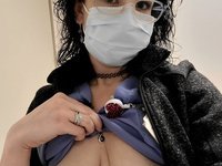 Busty pierced MILF cures covid