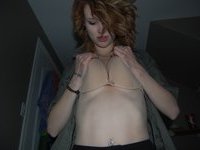 Pierced  ginger MILF gets her daily dose of my dick