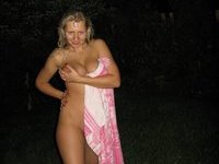 Russian amateur blonde wife sexlife