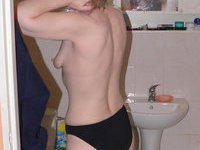 Mature wife Adela shower room show