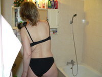 Mature wife Adela shower room show