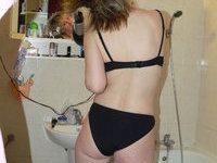 Mature wife Adela shower room show