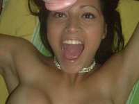 Busty amateur latina MILF homemade porn