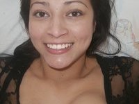 Busty amateur latina MILF homemade porn