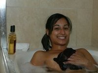 Lovely amateur desi chick bath time
