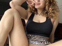 Curly, busty and super cute