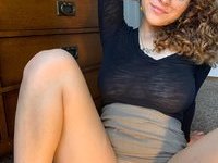 Curly, busty and super cute