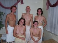 Nude groups outside