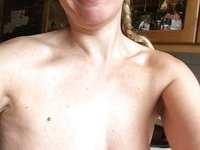 German blond mom nude selfies