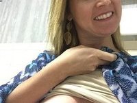 OMG! So sexy blond amateur MILF