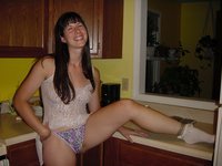 Kinky amateur brunette wife sexlife