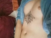 Tattooed amateur wife private nude pics