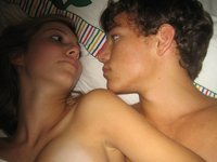 Young amateur couple fucking at home