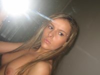 Sex with blonde amateur babe