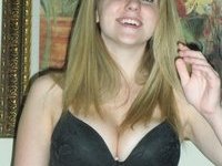 Busty blond GF homemade pics collection
