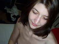 Skinny teen Gf gets posing before sex