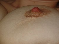 Cum on her big tits
