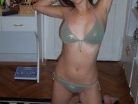 Amateur GF naked at home