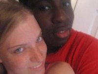 Interracial amateur couple private pics