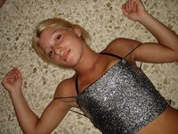 Cute young amateur blonde girl