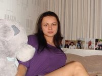 Young amateur girl alone and with friends