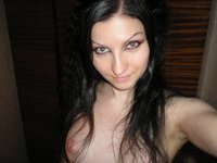 Sexy amateur brunette exposed