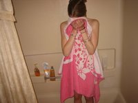 Shower and sex with skinny amateur GF