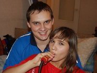 Young russian amateur couple private pics