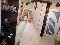 Slutty blond bride
