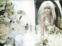 Slutty blond bride