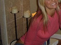 Sexy blonde babe hot private pics