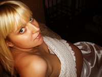 Preggo amateur blonde wife