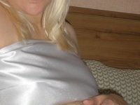 Preggo amateur blonde wife