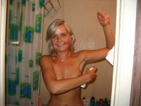 Blond amateur wife exposed