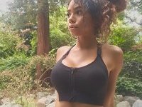 Sexy busty black girl