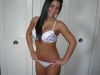 Tight ass latina teen babe posing in tiny outfits