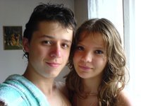 Real young amateur couple homemade pics