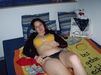 Nude posing and sex with amateur GF