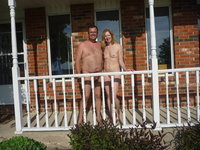 Happy nudist couple private pics collection