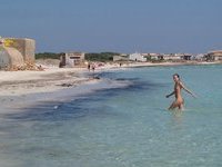 Berta naked at beach