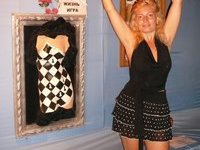 Russian amateur blonde MILF pics collection