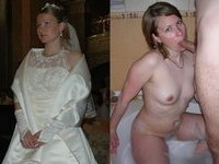 Very sexy bride Julia homemade pics